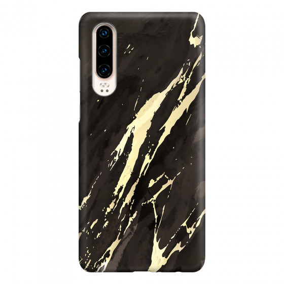 HUAWEI - P30 - 3D Snap Case - Marble Ivory Black