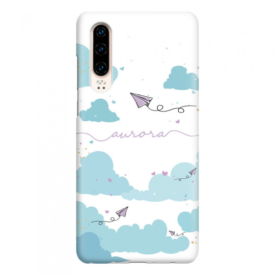 HUAWEI - P30 - 3D Snap Case - Up in the Clouds Purple