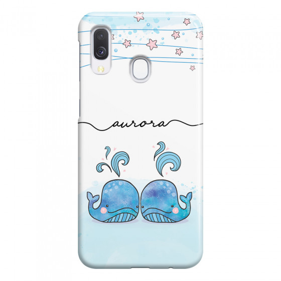 SAMSUNG - Galaxy A40 - 3D Snap Case - Little Whales