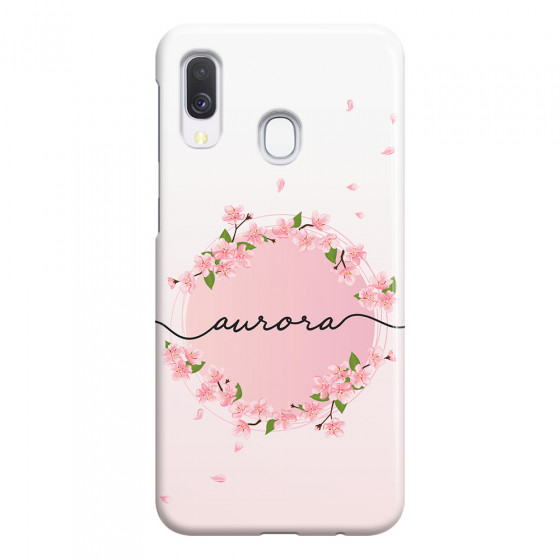 SAMSUNG - Galaxy A40 - 3D Snap Case - Sakura Handwritten Circle