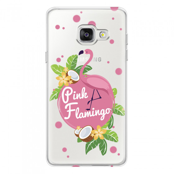 SAMSUNG - Galaxy A5 2017 - Soft Clear Case - Pink Flamingo