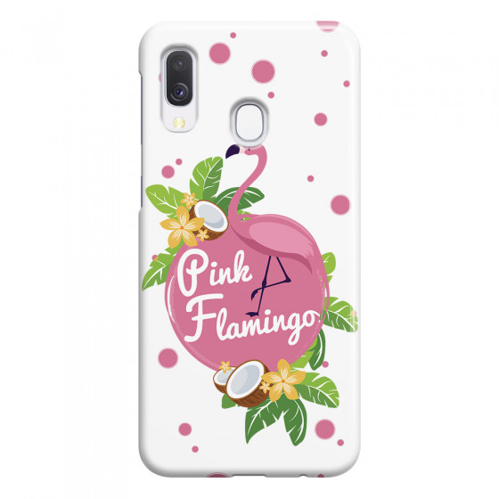 SAMSUNG - Galaxy A40 - 3D Snap Case - Pink Flamingo