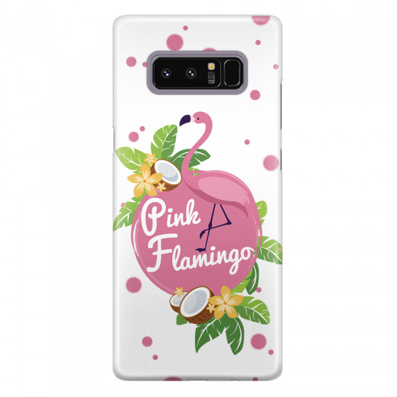 Shop by Style - Custom Photo Cases - SAMSUNG - Galaxy Note 8 - 3D Snap Case - Pink Flamingo