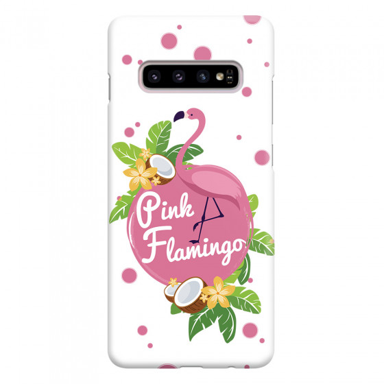 SAMSUNG - Galaxy S10 Plus - 3D Snap Case - Pink Flamingo