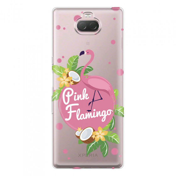 SONY - Sony 10 - Soft Clear Case - Pink Flamingo