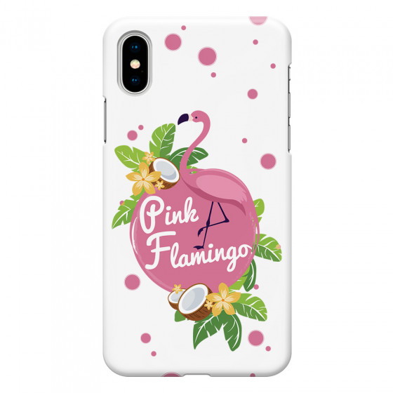 APPLE - iPhone X - 3D Snap Case - Pink Flamingo