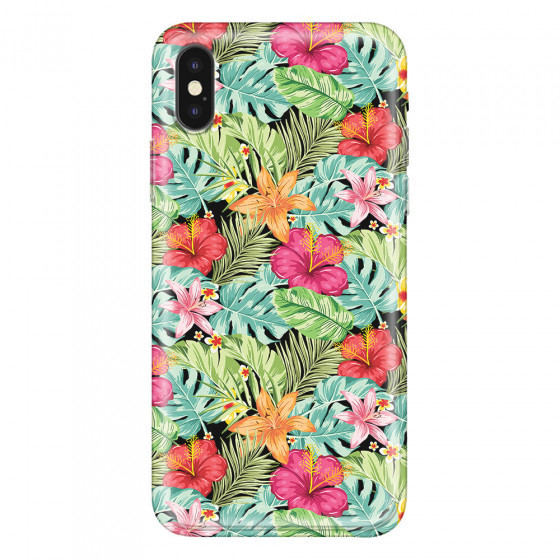 APPLE - iPhone XS - Soft Clear Case - Hawai Forest