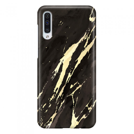 SAMSUNG - Galaxy A50 - 3D Snap Case - Marble Ivory Black