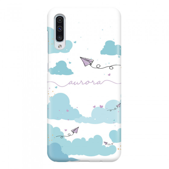 SAMSUNG - Galaxy A50 - 3D Snap Case - Up in the Clouds Purple