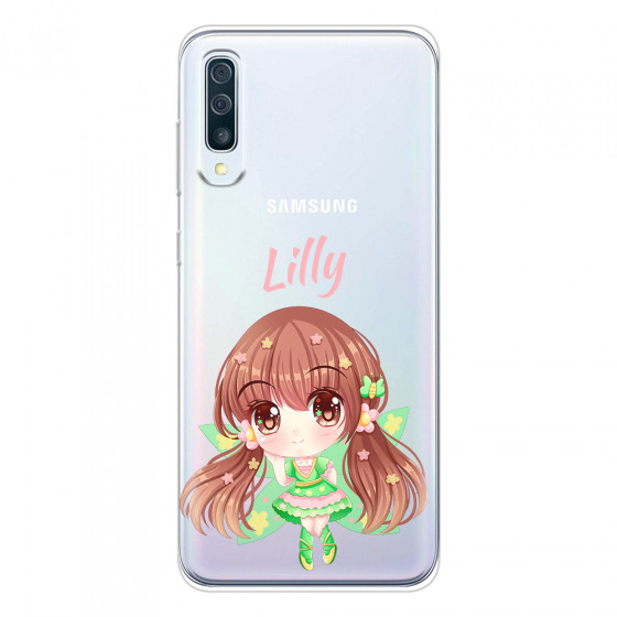 SAMSUNG - Galaxy A50 - Soft Clear Case - Chibi Lilly