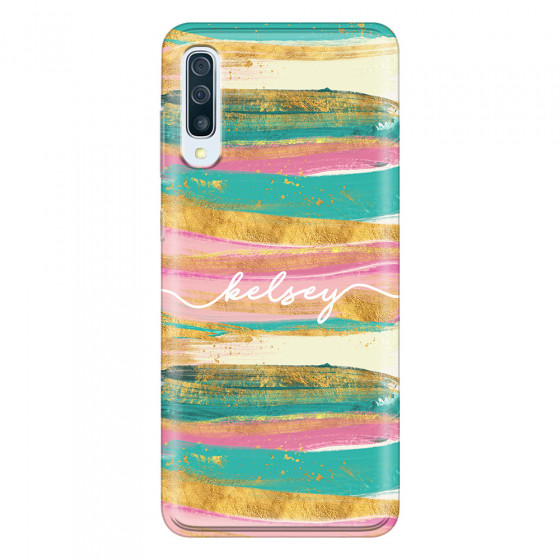 SAMSUNG - Galaxy A50 - Soft Clear Case - Pastel Palette