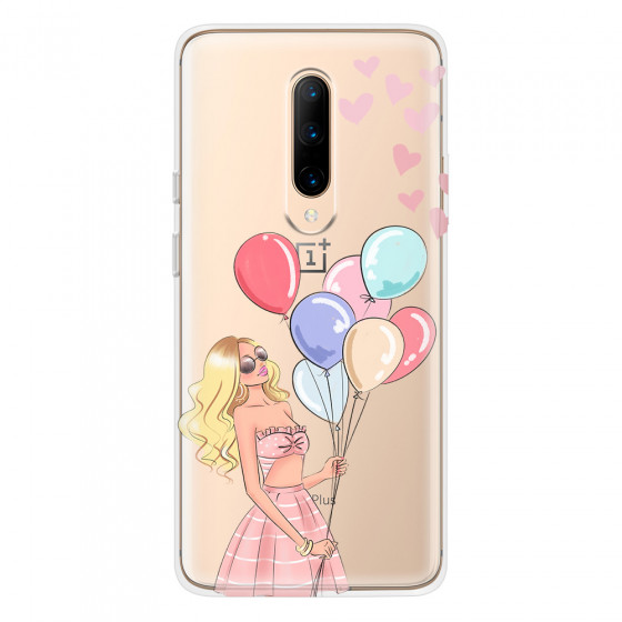 ONEPLUS - OnePlus 7 Pro - Soft Clear Case - Balloon Party
