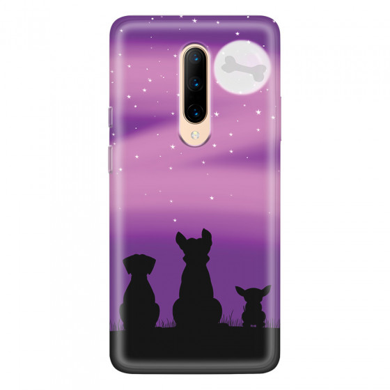 ONEPLUS - OnePlus 7 Pro - Soft Clear Case - Dog's Desire Violet Sky
