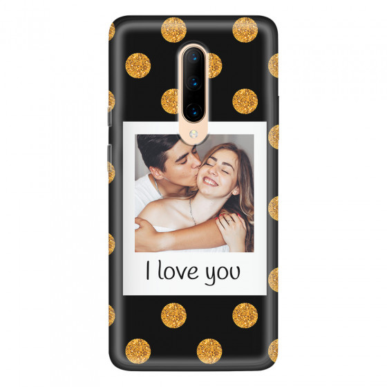 ONEPLUS - OnePlus 7 Pro - Soft Clear Case - Single Love Dots Photo
