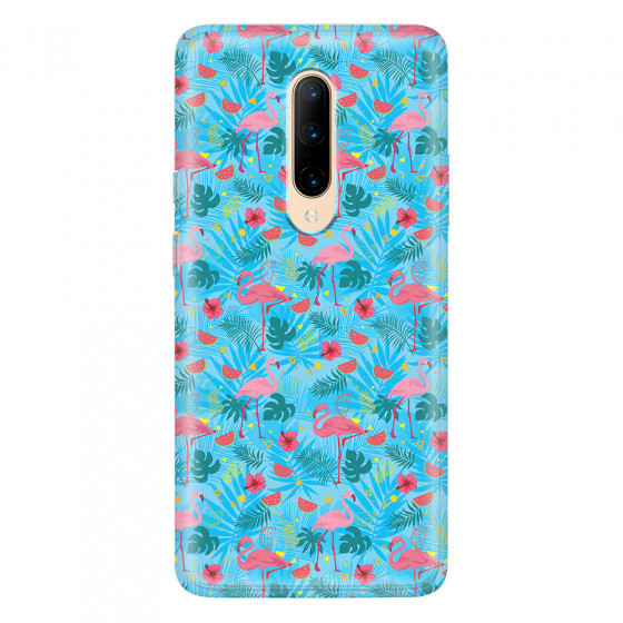 ONEPLUS - OnePlus 7 Pro - Soft Clear Case - Tropical Flamingo IV