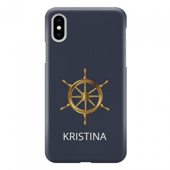 APPLE - iPhone XS Max - 3D Snap Case - Boat Wheel