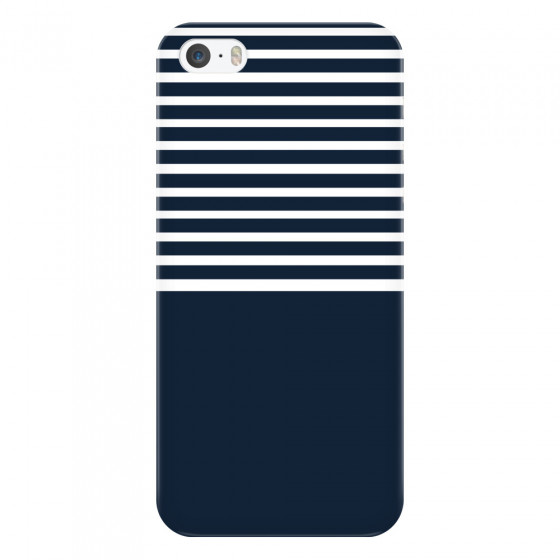 APPLE - iPhone 5S - 3D Snap Case - Life in Blue Stripes