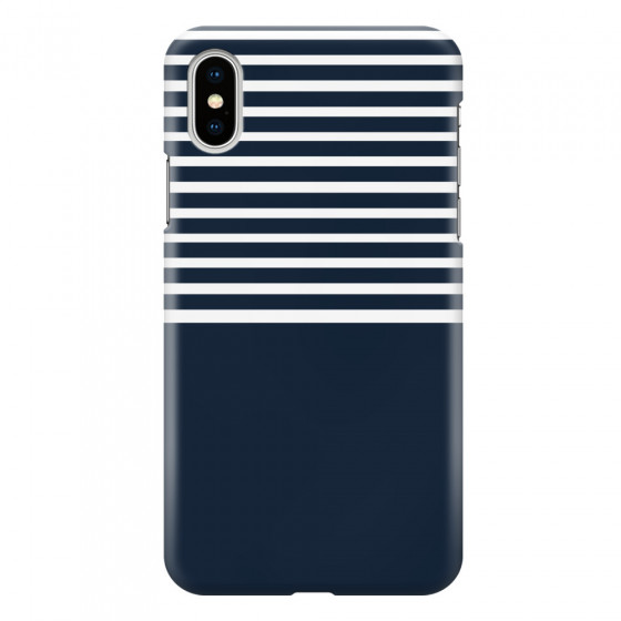 APPLE - iPhone XS Max - 3D Snap Case - Life in Blue Stripes