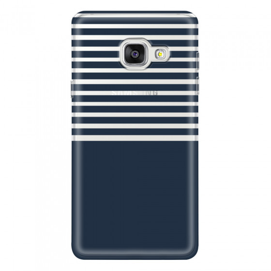 SAMSUNG - Galaxy A5 2017 - Soft Clear Case - Life in Blue Stripes