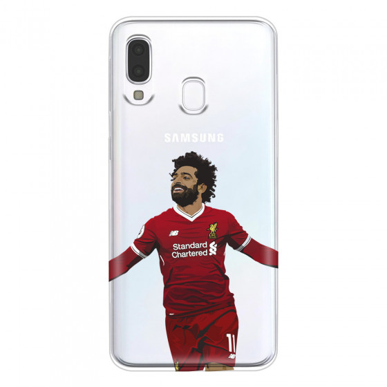 SAMSUNG - Galaxy A40 - Soft Clear Case - For Liverpool Fans