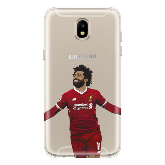 SAMSUNG - Galaxy J3 2017 - Soft Clear Case - For Liverpool Fans