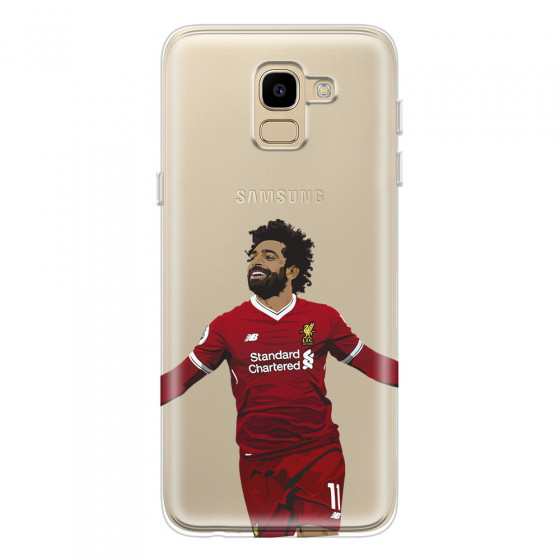 SAMSUNG - Galaxy J6 - Soft Clear Case - For Liverpool Fans