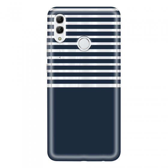 HONOR - Honor 10 Lite - Soft Clear Case - Life in Blue Stripes
