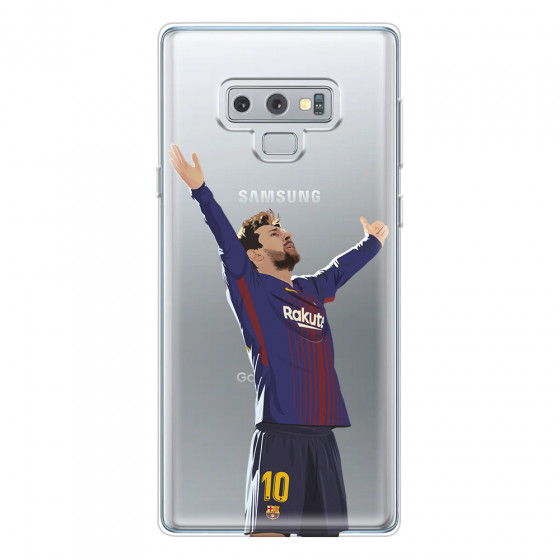 SAMSUNG - Galaxy Note 9 - Soft Clear Case - For Barcelona Fans