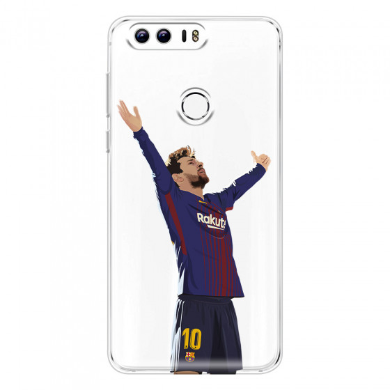 HONOR - Honor 8 - Soft Clear Case - For Barcelona Fans