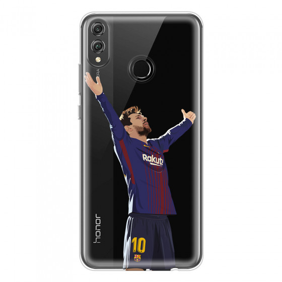 HONOR - Honor 8X - Soft Clear Case - For Barcelona Fans