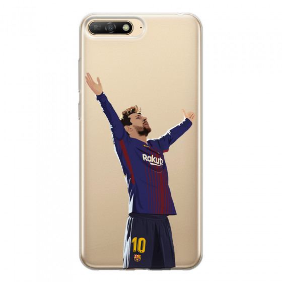 HUAWEI - Y6 2018 - Soft Clear Case - For Barcelona Fans