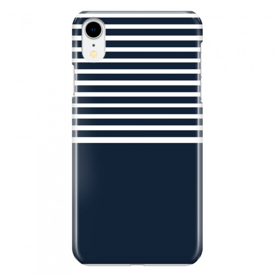 APPLE - iPhone XR - 3D Snap Case - Life in Blue Stripes