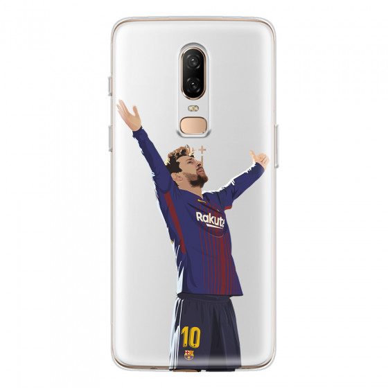 ONEPLUS - OnePlus 6 - Soft Clear Case - For Barcelona Fans