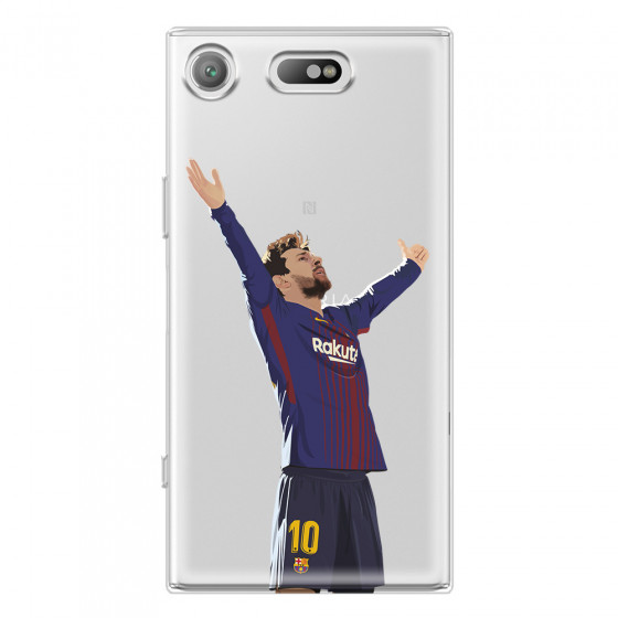 SONY - Sony XZ1 Compact - Soft Clear Case - For Barcelona Fans