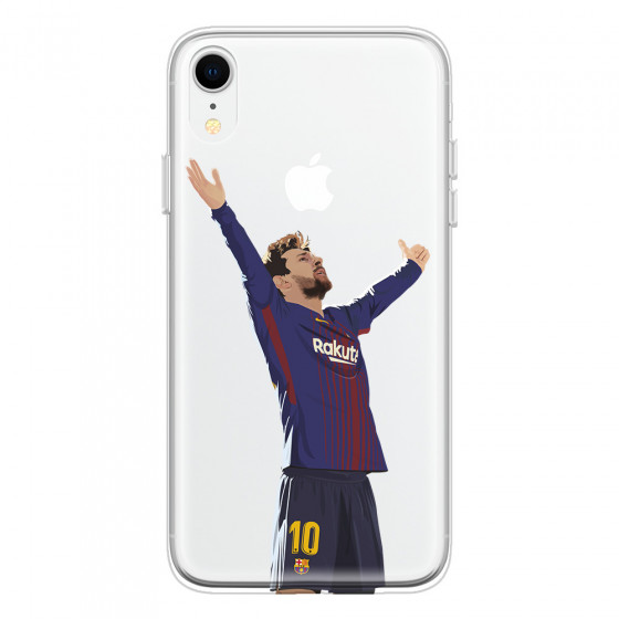 APPLE - iPhone XR - Soft Clear Case - For Barcelona Fans