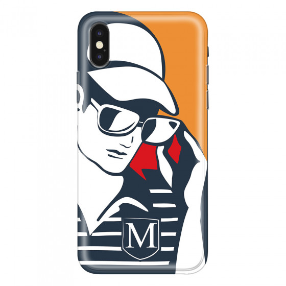 APPLE - iPhone XS Max - Soft Clear Case - Sailor Gentleman