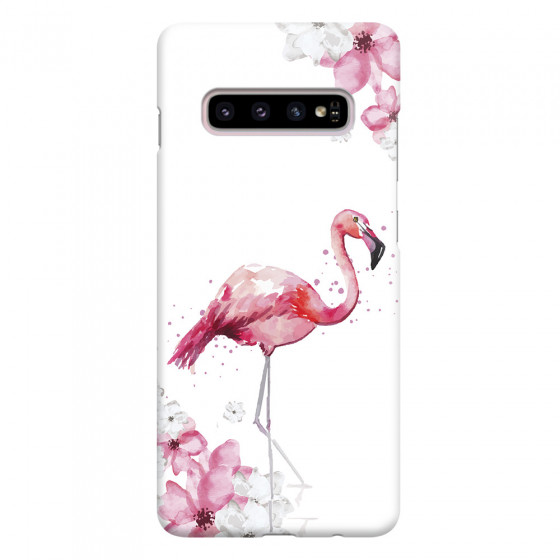 SAMSUNG - Galaxy S10 Plus - 3D Snap Case - Pink Tropes
