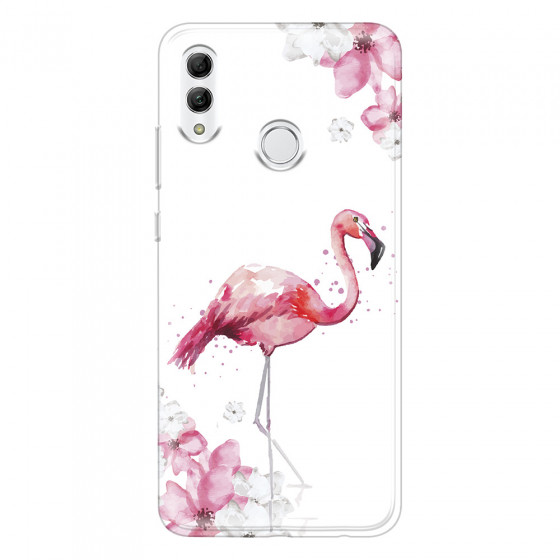 HONOR - Honor 10 Lite - Soft Clear Case - Pink Tropes