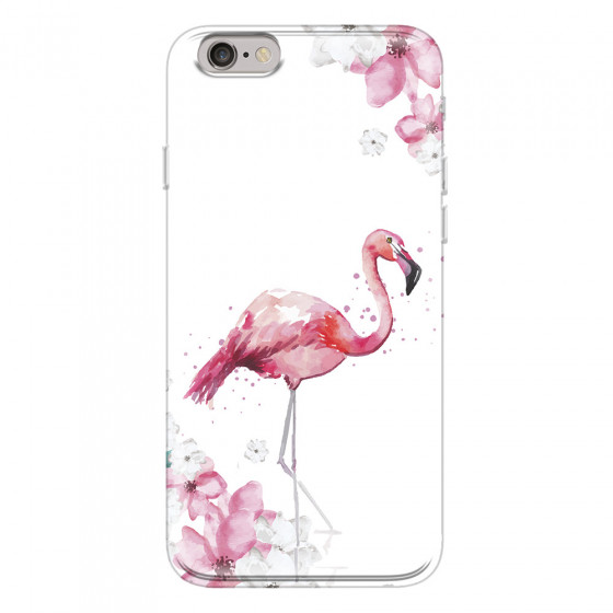 APPLE - iPhone 6S - Soft Clear Case - Pink Tropes
