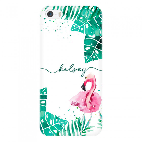 APPLE - iPhone 5S - 3D Snap Case - Flamingo Watercolor
