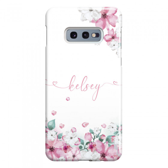 SAMSUNG - Galaxy S10e - 3D Snap Case - Watercolor Flowers Handwritten