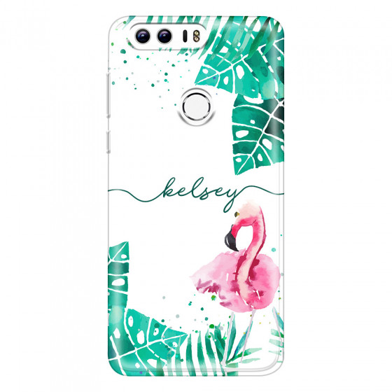 HONOR - Honor 8 - Soft Clear Case - Flamingo Watercolor