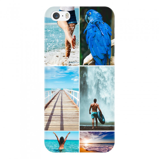 APPLE - iPhone 5S/SE - 3D Snap Case - Collage of 6
