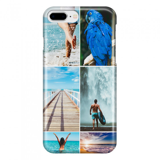 APPLE - iPhone 8 Plus - 3D Snap Case - Collage of 6