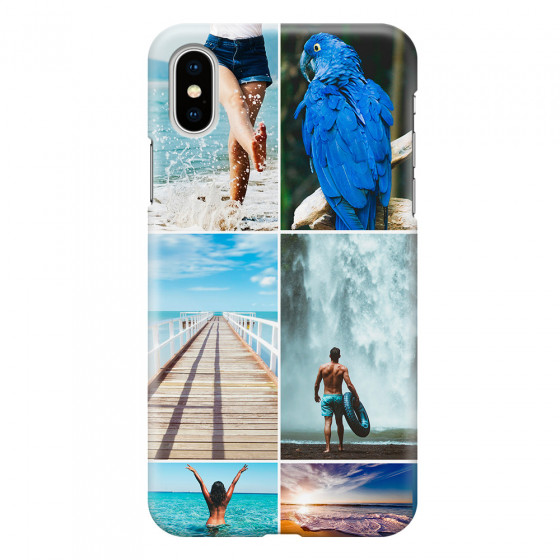 APPLE - iPhone XS - 3D Snap Case - Collage of 6