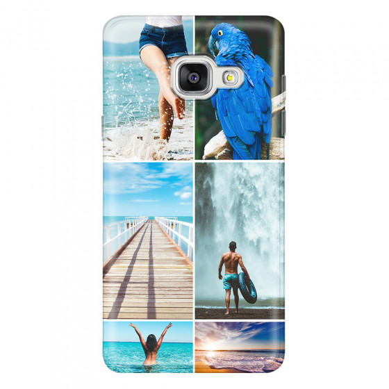 SAMSUNG - Galaxy A3 2017 - Soft Clear Case - Collage of 6