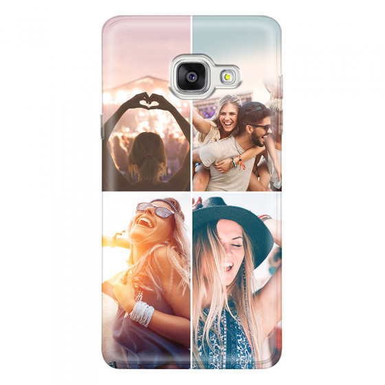 SAMSUNG - Galaxy A5 2017 - Soft Clear Case - Collage of 4