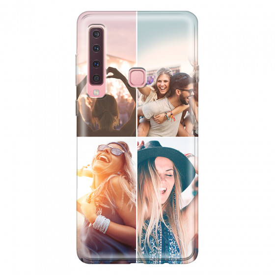 SAMSUNG - Galaxy A9 2018 - Soft Clear Case - Collage of 4
