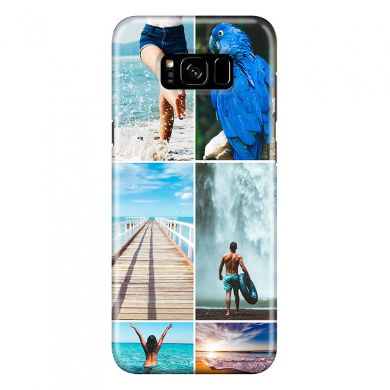 SAMSUNG - Galaxy S8 Plus - 3D Snap Case - Collage of 6