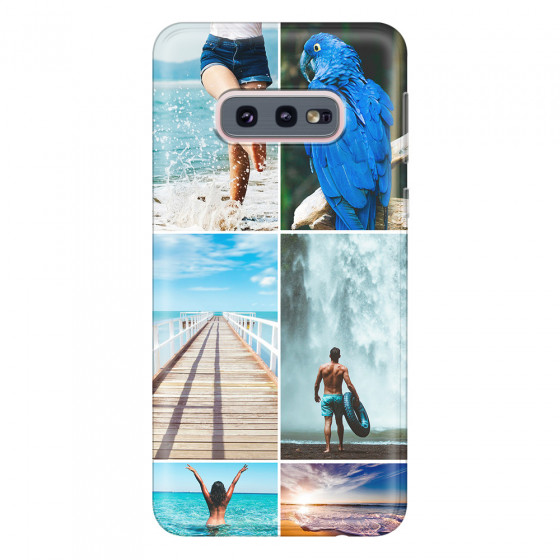 SAMSUNG - Galaxy S10e - Soft Clear Case - Collage of 6